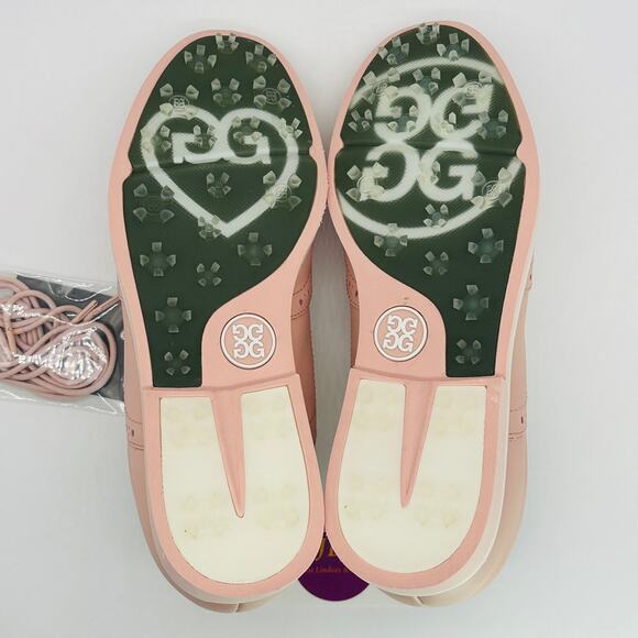 G/Fore Women's Brogue Gallivanter Blush Leather Golf Shoes G4LS22EF08 Size 9 - Picture 9 of 10